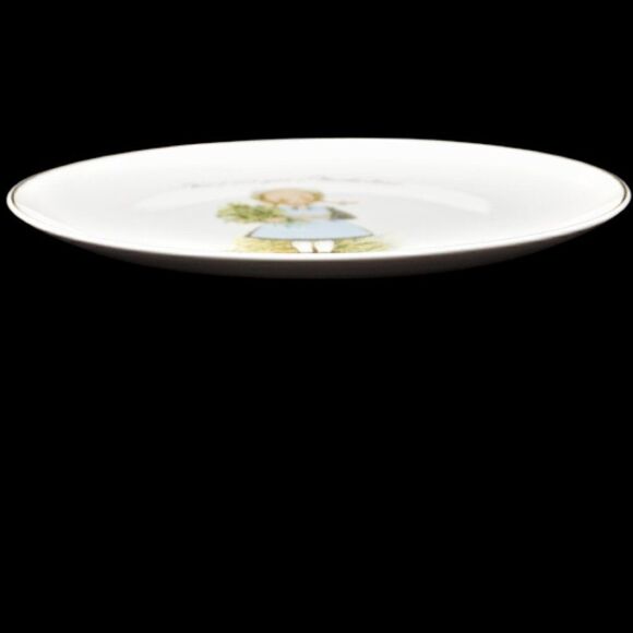 Kind and Good is Motherhood Vintage Holly Hobbie Mothers Day Plate 1974 - Picture 7 of 7